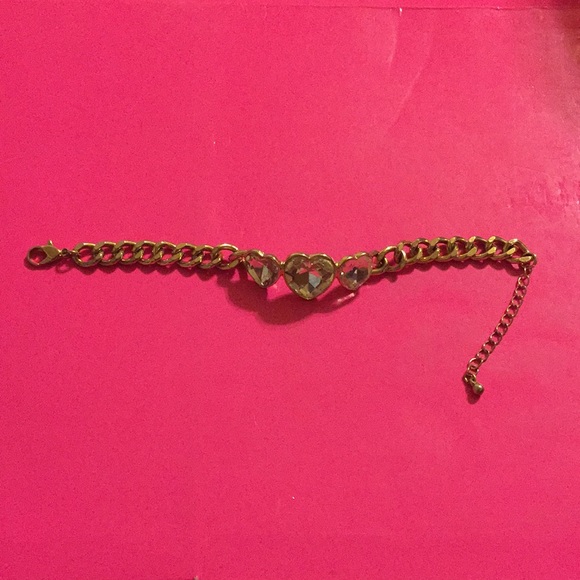 Women's bracelet with heart shaped gems - Picture 4 of 4